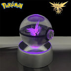 Pokémon 3D Crystal Poké Ball LED Night Light Collectible Figure