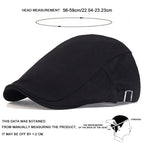British Newsboy Flat Cap for Casual Vintage Outdoor Style
