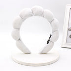 Velvet Sponge Spa Headband for Face Washing & Skincare