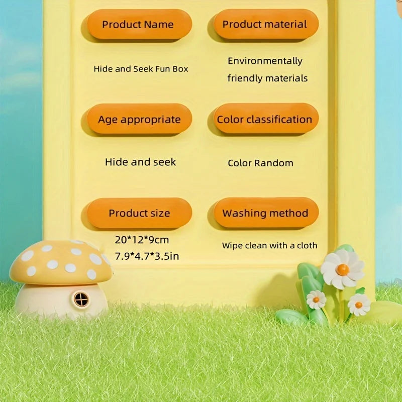 Montessori Pop Up Animal Learning Box