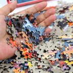 46*28cm Jigsaw Puzzles 500 Pieces Paper Picture Landscape Oil Painting Art Puzzles Decompression Toys for Adults Family Games