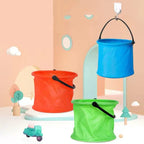 2PCS Collapsible Beach Sand Bucket Outdoor Play Set
