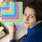 12×12 Multiplication Practice Math Learning Board Game