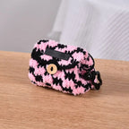 Cute Crochet Mini Coin Bag Keychain Storage Charm