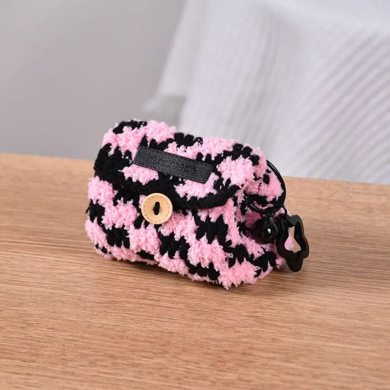 Cute Crochet Mini Coin Bag Keychain Storage Charm