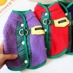 Autumn Winter Dog Clothes Fleece Dog Coat Small Dog Warm Vest with D-Ring Chihuahua Yorkshire Poodle Outfit Fashion Dog Clothing