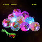 New Durable High Quality Colorful Flash Jumping Ball Multistyles Interactive Glowing Bouncy Ball Gift Children Luminous Toys