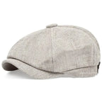 Retro Newsboy Octagonal Beret Cap for Classic Casual Style