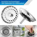 Stainless Steel Sink Strainer – Kitchen Drain Filter Basket