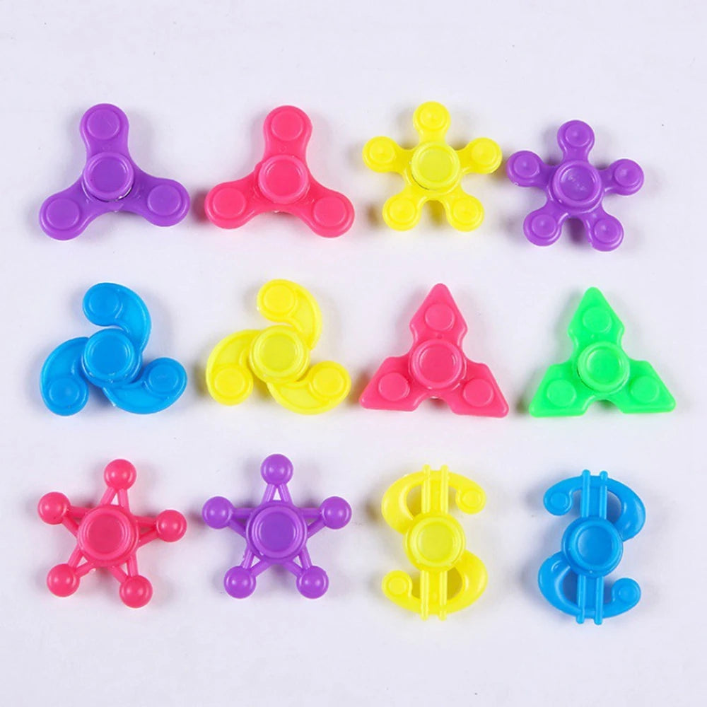 Mini Finger Gyro Fidget Spinners – Bulk Sensory Toy Set