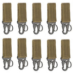 Tactical MOLLE Hanging Buckle Carabiner Clip for Outdoor Gear