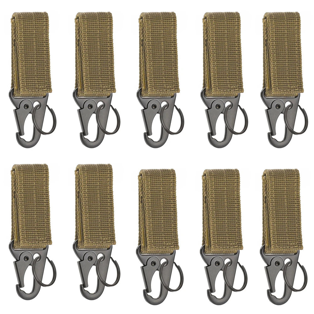 Tactical MOLLE Hanging Buckle Carabiner Clip for Outdoor Gear