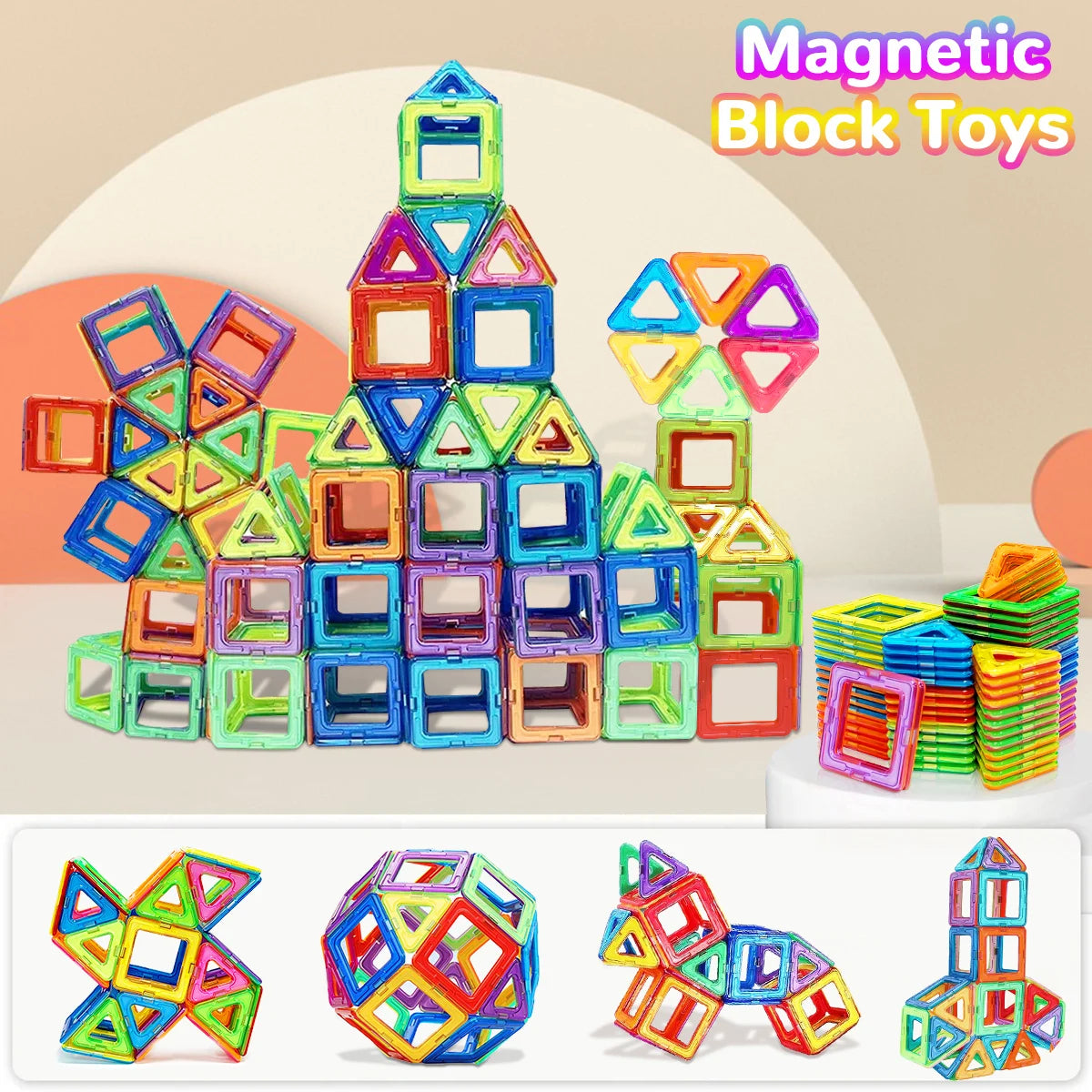 Magnetic Building Blocks Medium STEM Construction Toy for Kids