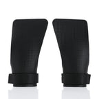 A Pair of Carbon No Finger Hole Hand Grips for Crossfit Pull Ups Cross Training Kettlebell Gymnastics Workout Palm Protector