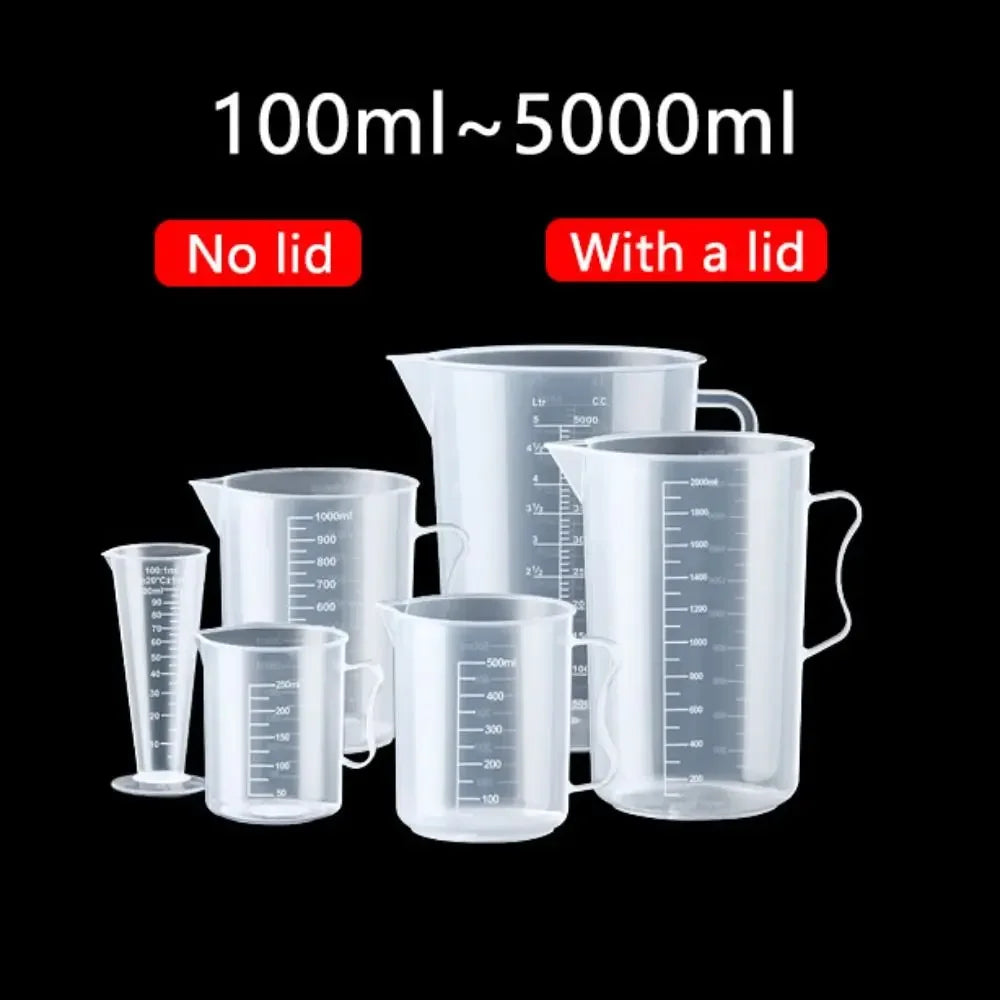 Food Grade Plastic Measuring Cup with Scale – Graduated Kitchen Measuring Jug