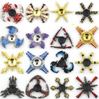 Colorful Zinc Alloy Fidget Spinner Smooth Bearing Hand Gyro Toy