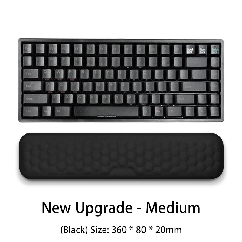 Keyboard Mouse Wrist Rest Pad Memory Foam Hand Rest Support Support Ergonomic Wrist Cushion Pad Memory Foam For Notebook Laptops