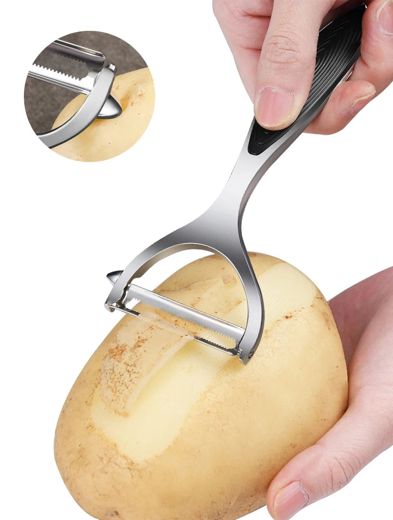 Vegetable Peeler – Stainless Steel Multi Function Kitchen Tool