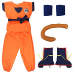 Son Goku Anime Cosplay Costume Set – Kids & Adult Outfit