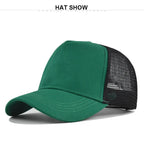 Custom Logo 5 Panel Mesh Baseball Cap for Outdoor Branding