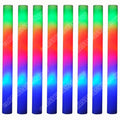 30Pcs Foam Glow Sticks with 3 Modes Colorful Led Flashing Glow Stick Glow in The Dark Party Supplies for Wedding Raves Concert
