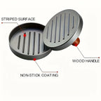 Non Stick Burger Press Patty Maker Metal Hamburger Mold for BBQ Cooking