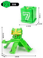 Math Cube Transformation Robot Toy