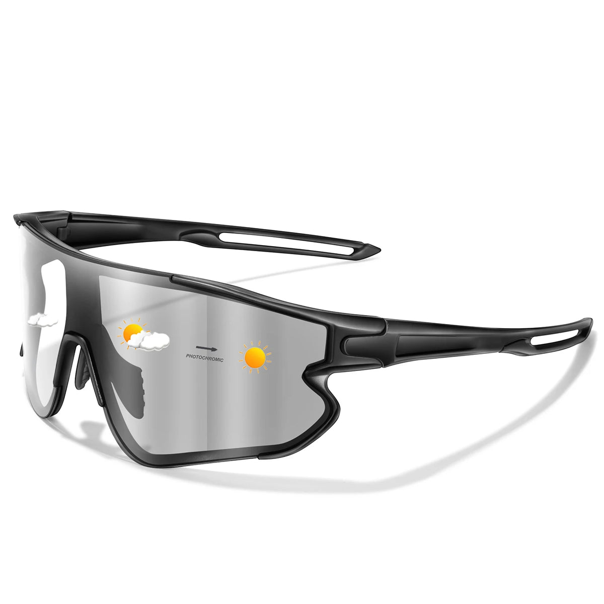 Photochromic UV400 Motorcycle Sports Sunglasses for Men & Women