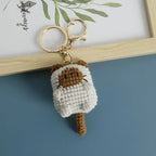 Small Cat Crochet Keychain Cute Kitten Bag Charm