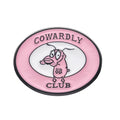 Cartoon Courage Cowardly Dog Brooch Enamel Pins Cute Pink Animal Dog Brooches Clothes Lapel Badges Jewelry Gift for Kids Friends