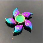 Rainbow Metal Fidget Spinner Stress Relief Finger Toy for All Ages