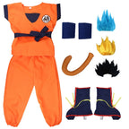 Son Goku Anime Cosplay Costume Set – Kids & Adult Outfit