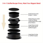 Non-Stick Hamburger Press Mold – Meat Patty Maker & Stuffed Pie Kitchen Tool
