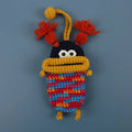 Funny Crochet Sausage Mouth Keychain Key Holder Pouch