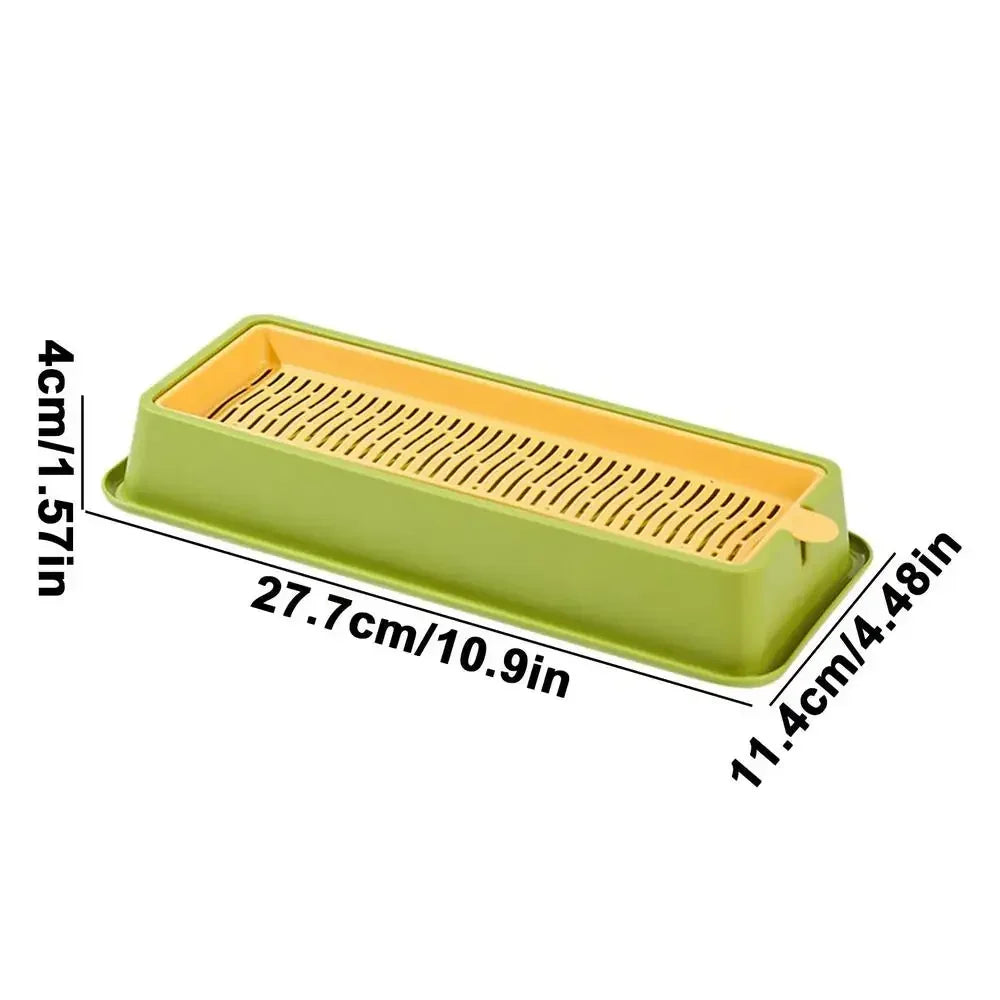 Nursery Tray Seed Germination Tray Cat Grass Growing Set Layered Feline Soilless Convenient Cat Grass Set 4 Styles Pet Supplies