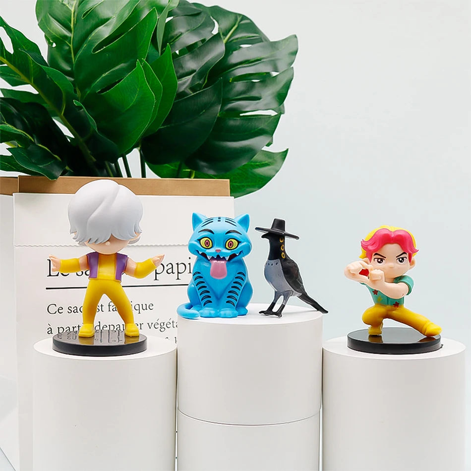 Anime Q Version Figurine Set – 10pcs Mini Collectible Toys