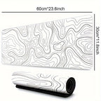 1PC Large Mouse Pads For Desk, Gaming Mouse Pad, Mouse Pad with Stitched Edges and Non-Slip Rubber Base, Extended Mouse Pad