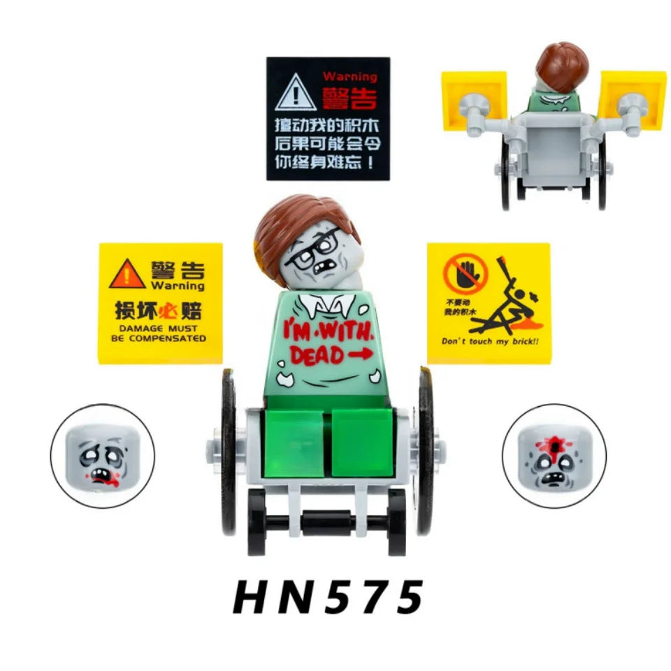 Horror Movie Serie Ash Sally Eerrifier Mini Action Figures Model Building Blocks Thrilling Ghosts Souls Doll Bricks Kit Toy Gift
