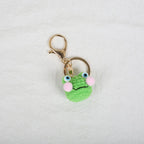 Mini Animal Crochet Keychain Cute Knitted Doll Keyring