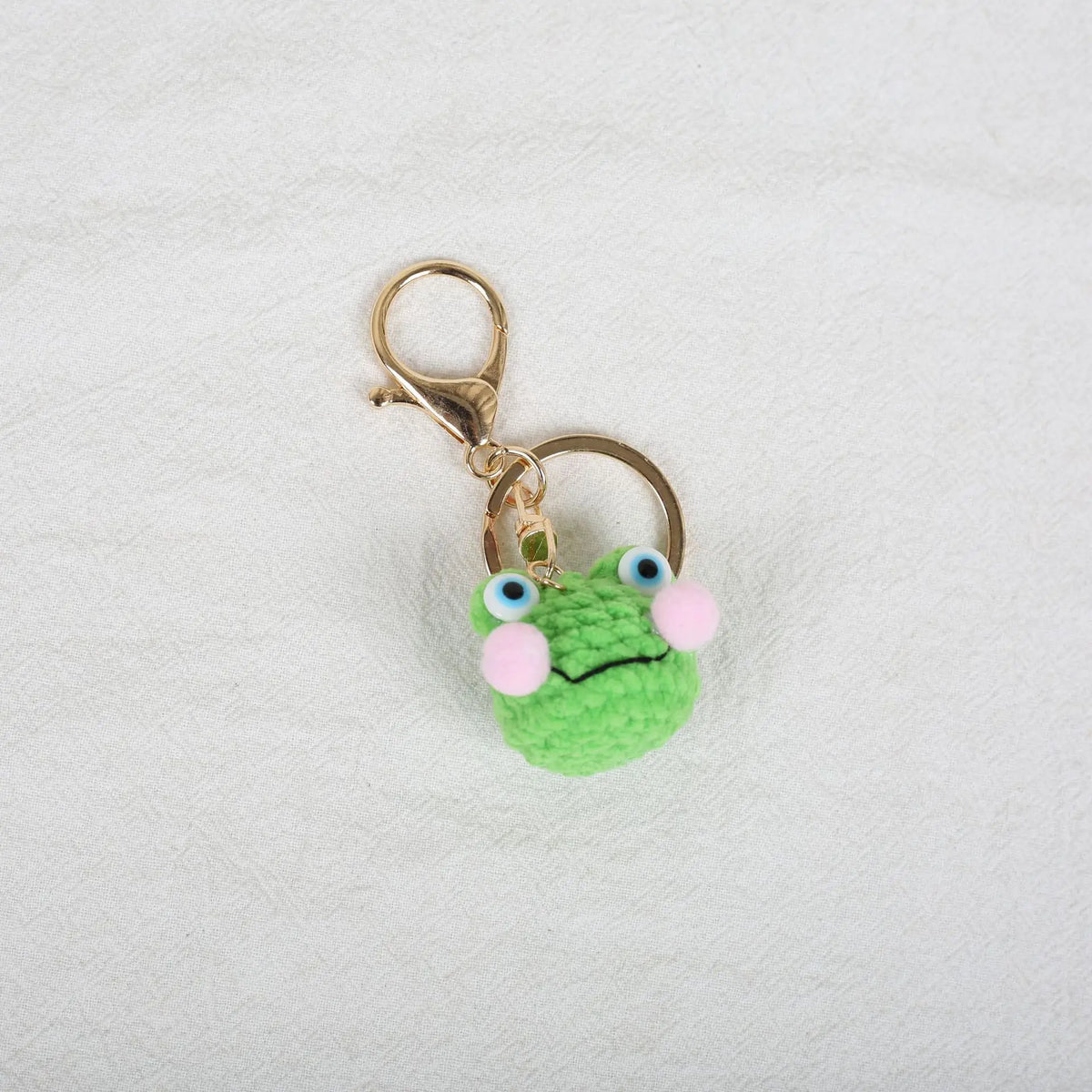 Mini Animal Crochet Keychain Cute Knitted Doll Keyring