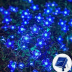 LED Solar Cherry Blossom Light String Outdoor Courtyard Decoration Festival Cherry Blossom Waterproof Atmosphere Light String
