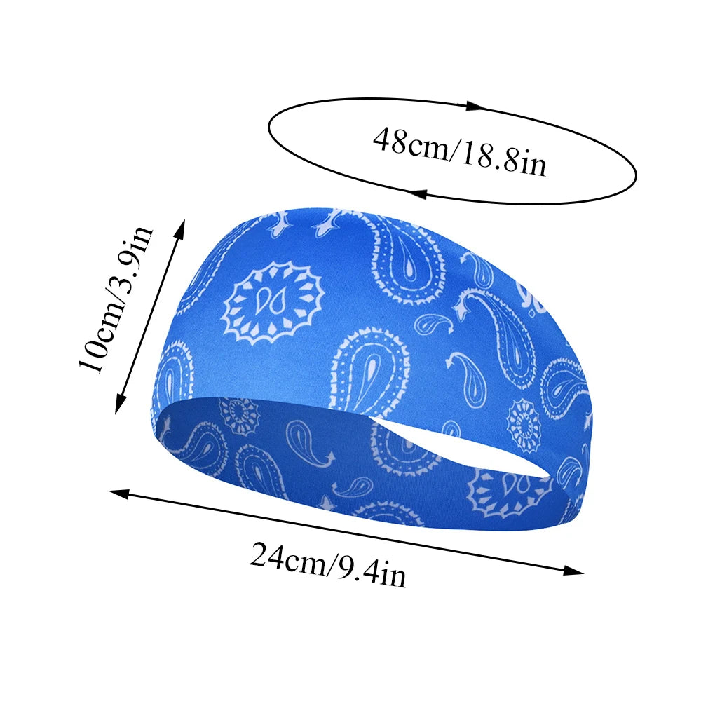 Quick Dry Sports Headband for Running, Fitness & Gym