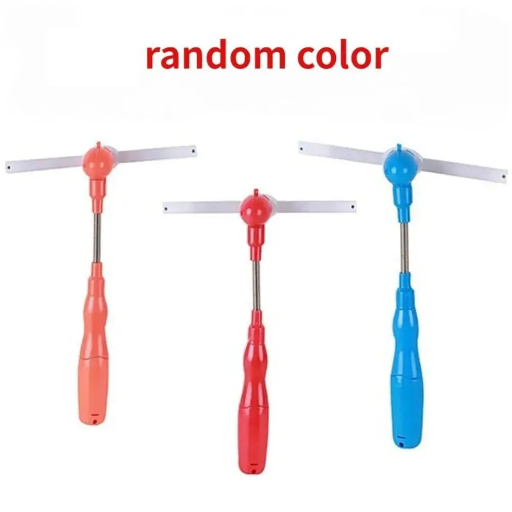 Random Color LED Music Windmill Spinner Glow Mini Handheld Flashing Windmill Rotating Toy Rainbow Spinning Light Up Windmill Toy