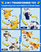 Transforming Airplane Toy Set