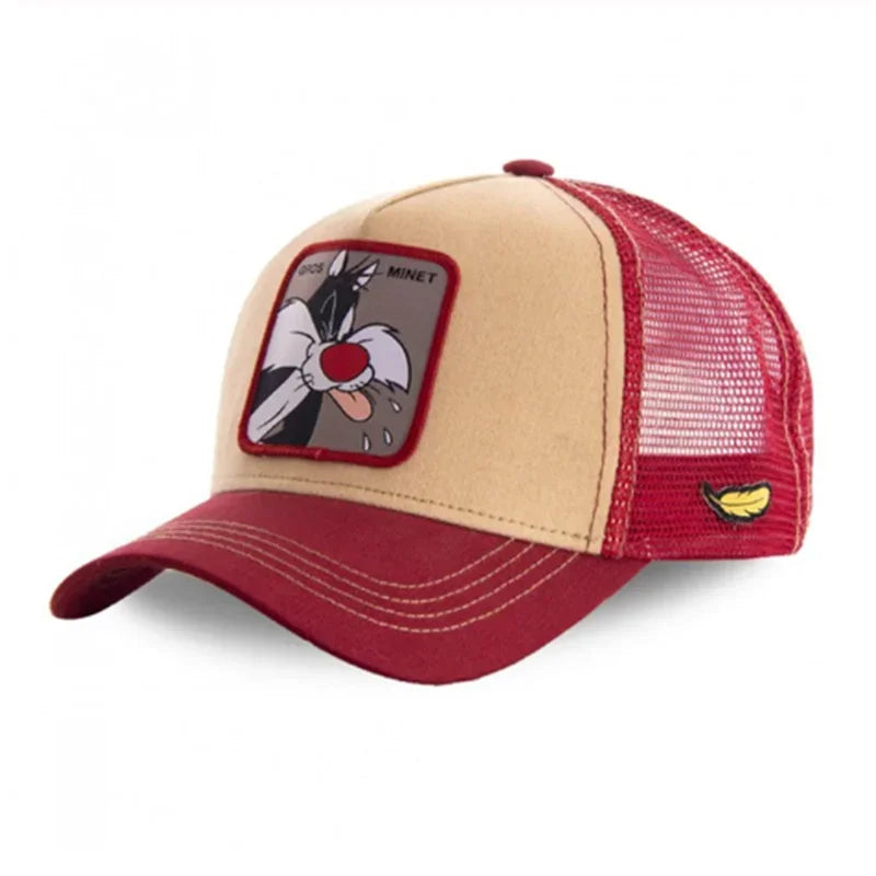 Anime Cartoon Snapback Cotton Baseball Cap for Everyday Style