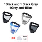 Transparent Kitchen Face Shield Anti-Fog Protective Visor for Cooking