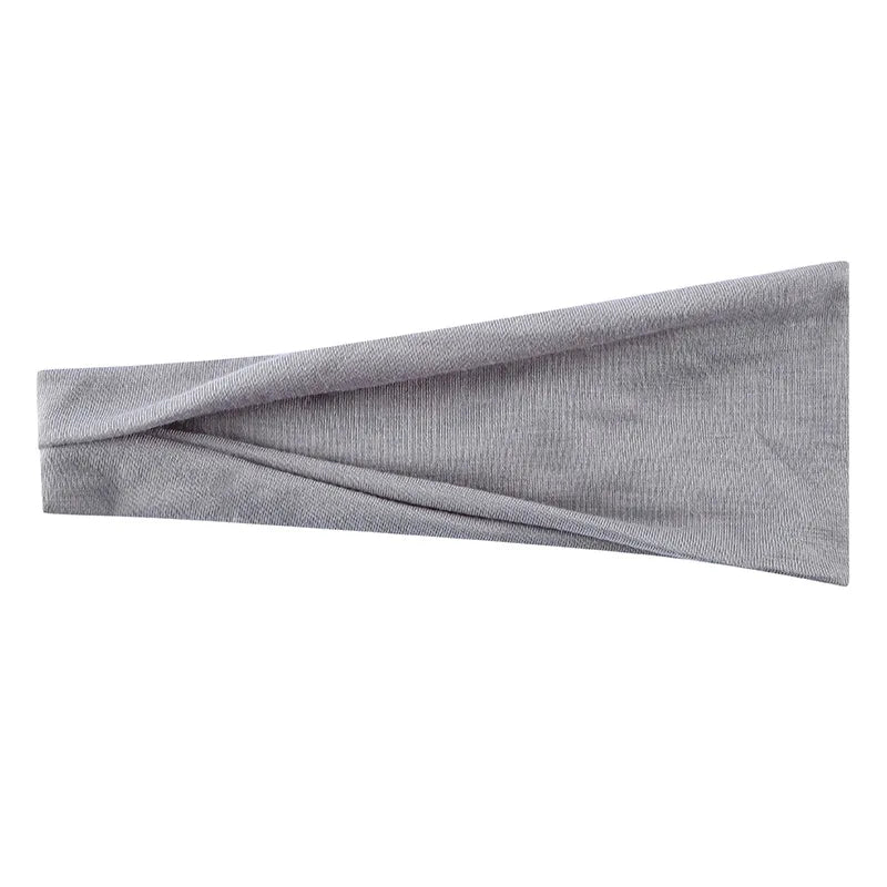 Women's Solid Color Elastic Turban Yoga Headband