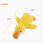 Cute Plush Duck Dog Toy Soft Comfort Cuddle Interactive Pet Toy