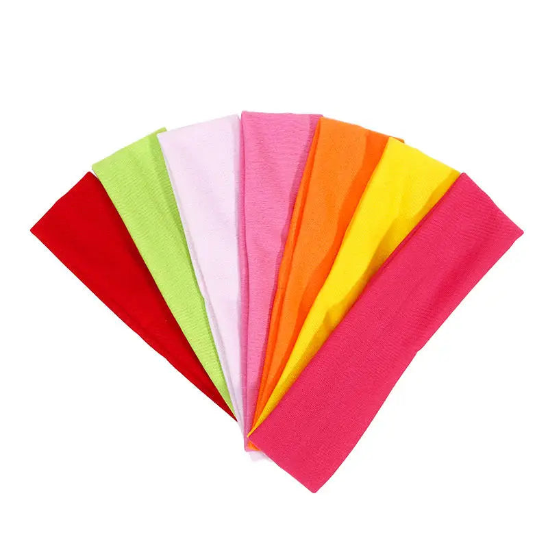 Elastic Knitted Sports Headband for Women – Soft Stretch Hair Band