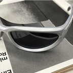 Y2K Wrap Around Sunglasses UV400 Punk Sport Fashion Eyewear for Men & Women